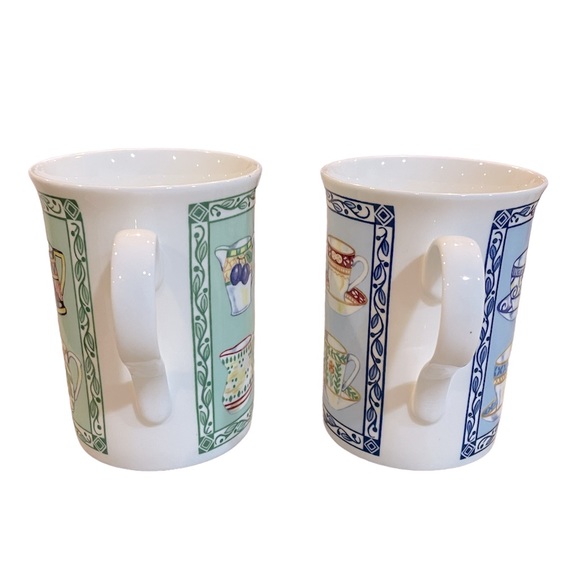 VTG 2 x Crown Trent Fine Bone China Mug Cups - Picture 4 of 9